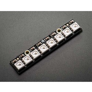 네오픽셀 스틱 8 x WS2812 RGB LED - 드라이버 내장(NeoPixel Stick - 8 x WS2812 5050 RGB LED with Integrated Drivers)